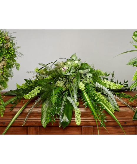 Wild Greens Casket Cover