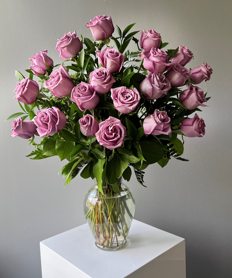 24 Lavender Roses