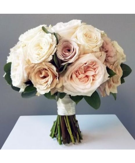 Classic Blush Rose Bouquets