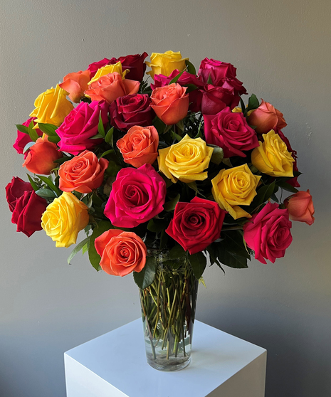 36 Mixed Roses