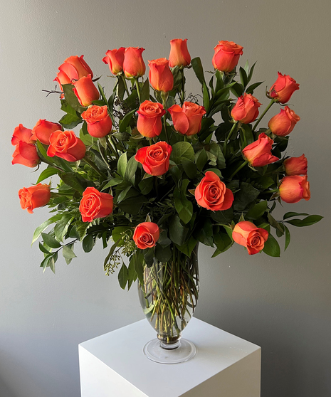 48 Orange Roses