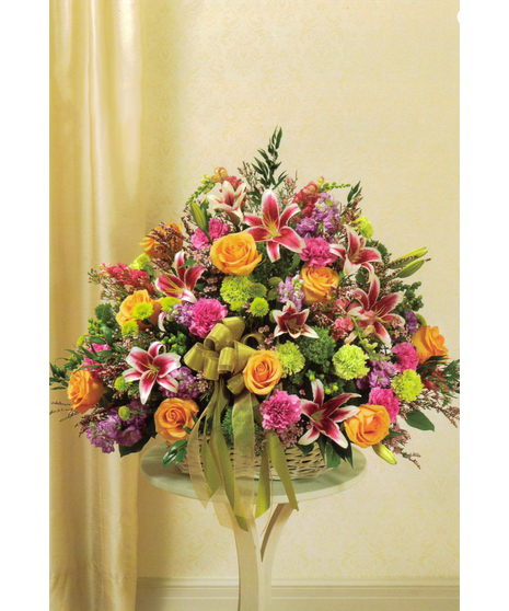 Pastel Sympathy Basket