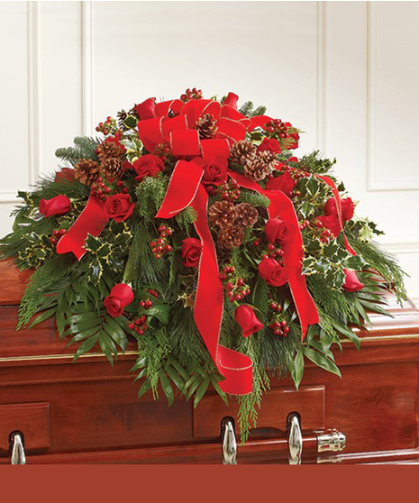 Christmas Casket Cover