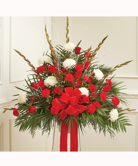 Christmas Standing Basket