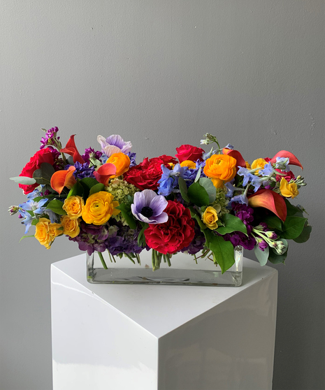 Long & Low Bright Centerpiece
