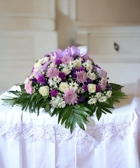 Lavender & White