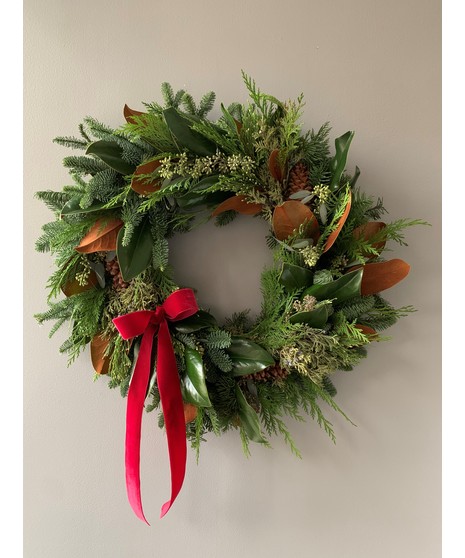 Woodland Magnolia Wreath